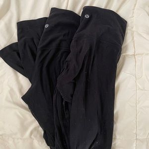 Two pairs lululemon align leggings